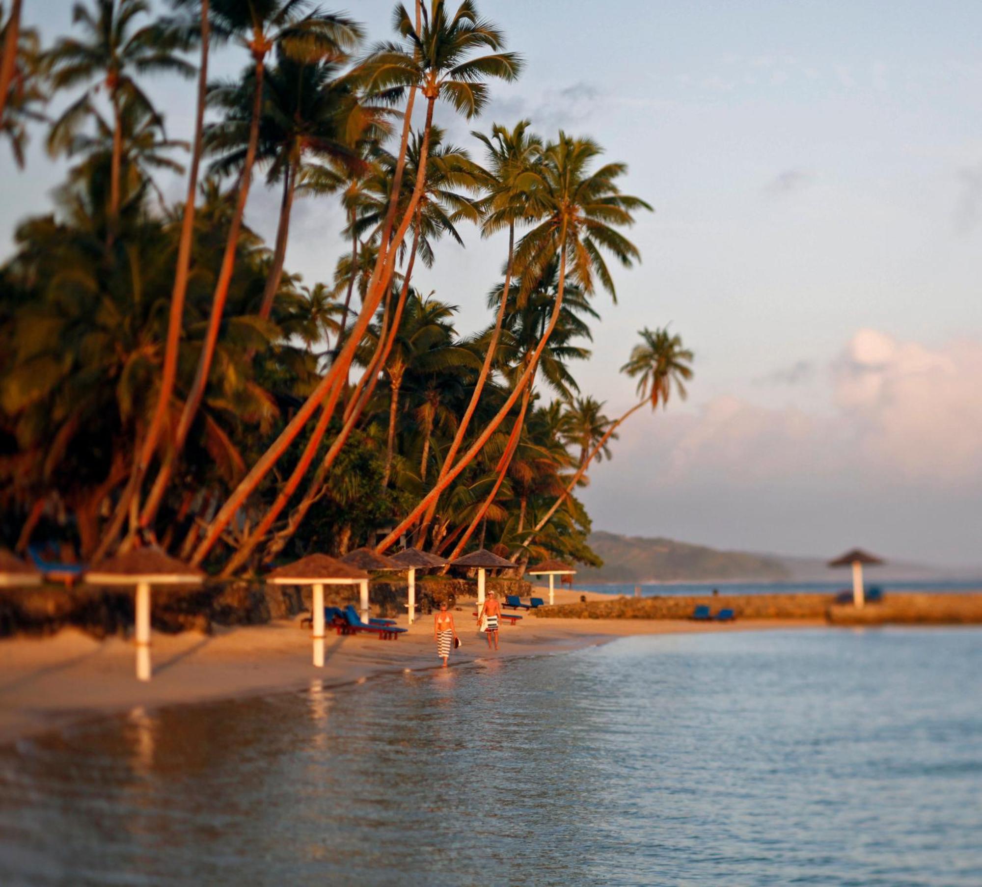 منتجع ذا وارويك فيجي كوروليفو المظهر الخارجي الصورة Beach at the resort